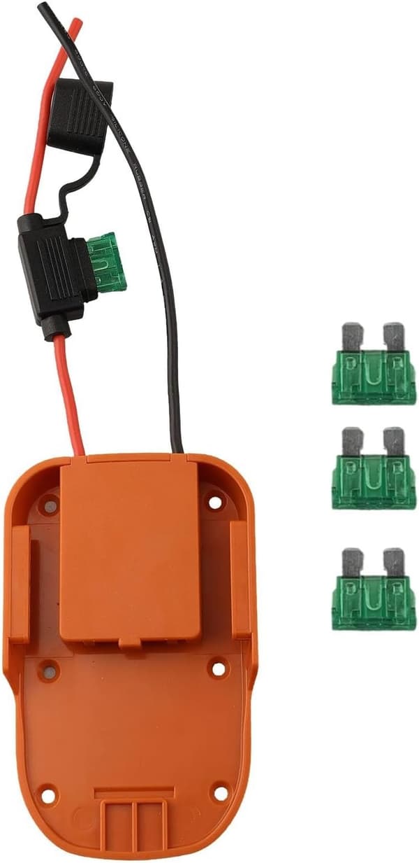 Robust batteriadapter Ridgid och AEG säkerhetsfunktioner säker anslutning för 18V med förebyggande