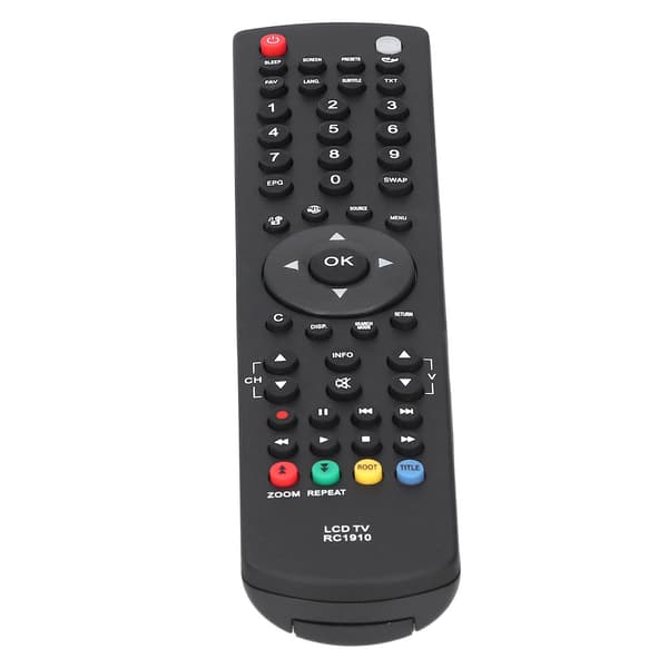 Remote Control for Toshiba LCD TV Universal Replacement Accessory Rc1910 Black