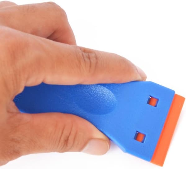 2 pakker med 100 dobbeltsidede plastikbarberblade til fjernelse