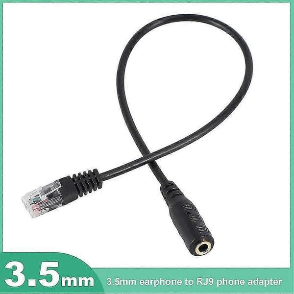 3,5 mm stik til RJ9 til headset til kontortelefonadapterkabel p20241126805 S202412301500