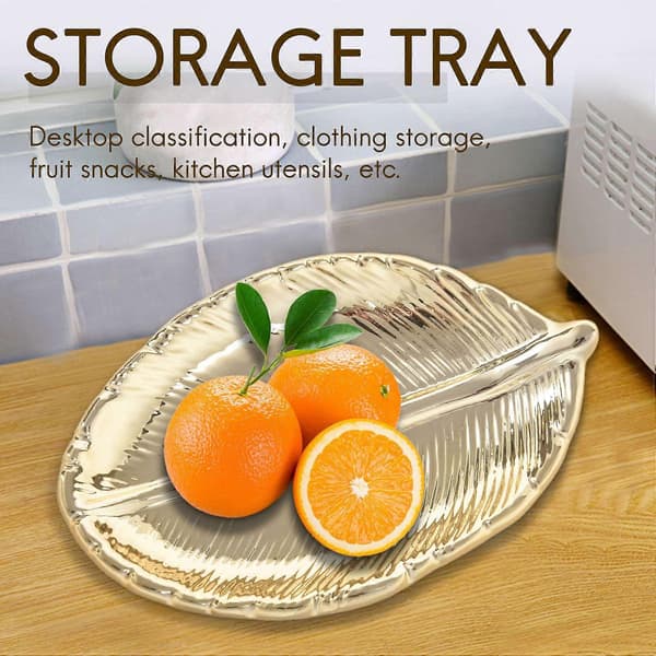 Decorative Ceramic Plate Porcelain Candy Jewelry Dish