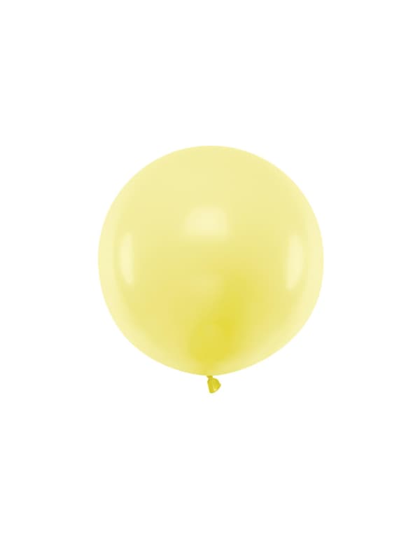 Kjempegul latexballong 60 cm