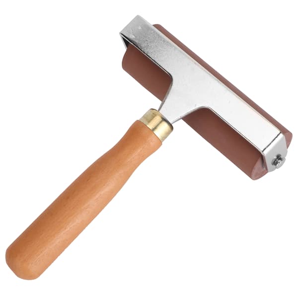 Brayer Blød Fleksibel Robust Holdbar Elastisk Gummirulle til Tryk Scrapbøger 10cm