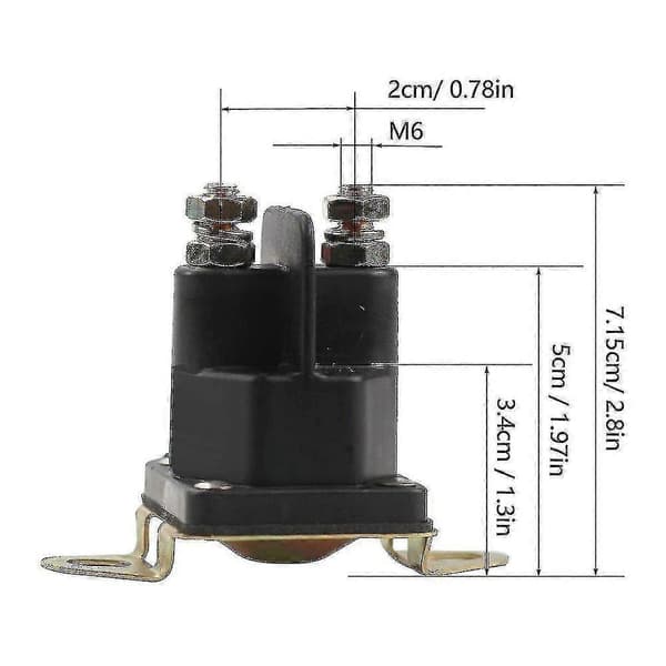 Startrelæ 3-polet 12V til Husqvarna 539101714 Trombetta