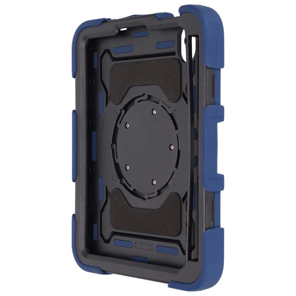 Tablet Case for IOS Tablet 2021 Mini 6 8.3 inch Gen 6 Shockproof Protective Case with 360° Rotating Stand Pen Holder Navy Blue