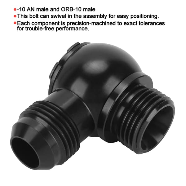 Alumiini 10AN AN-10 autoadapteri ORB-10 7/8 tuuman UNF-pulttiin