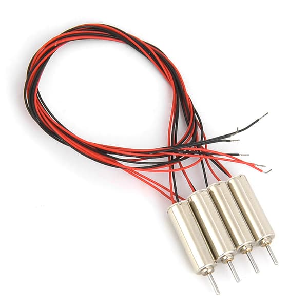 4 stk DC 4.5V 31440RPM Kjerneløs Motor 4x12mm Mikromotor for RC Helikopterleketøy