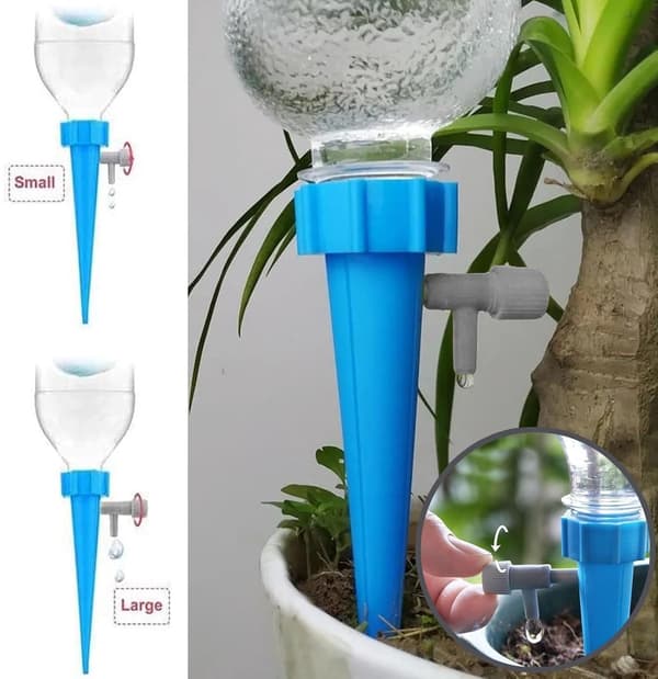 20 st Droppbevattningsset - Droppflaska med Kontrollventil - Vattendroppare - Växtbevattningssystem - Droppsystem - Automatiska Sprinkler