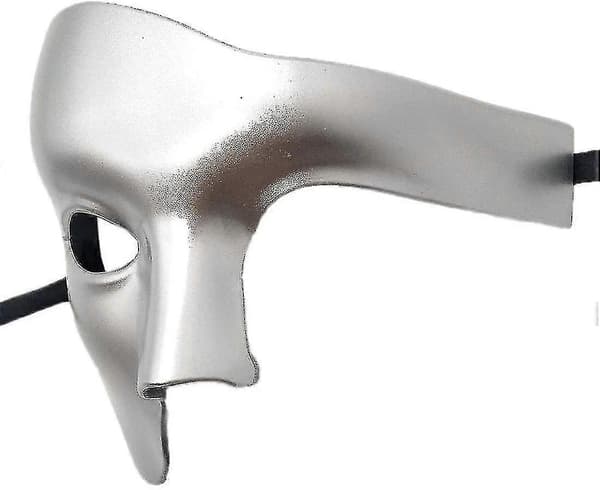 Maskerade Maske Vintage Phantom of the Opera Enøjet Halvansigtskostume