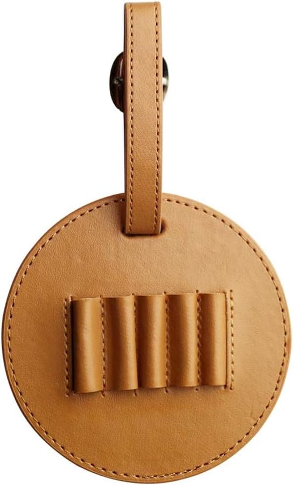 Golf Tee Organizer - Value Pack - Kan hænges på golfbagstropper - Premium lædermateriale - Ideel gave til mandlige og kvindelige golfspillere