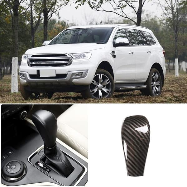 For Ranger Everest T6 T7 2015-2018 Gear Shift Knob Decorative Accessory, Black