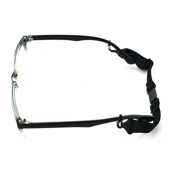 Justerbar brille- og solbrilleholderstropp for sport, sklisikker brilleholder, blå
