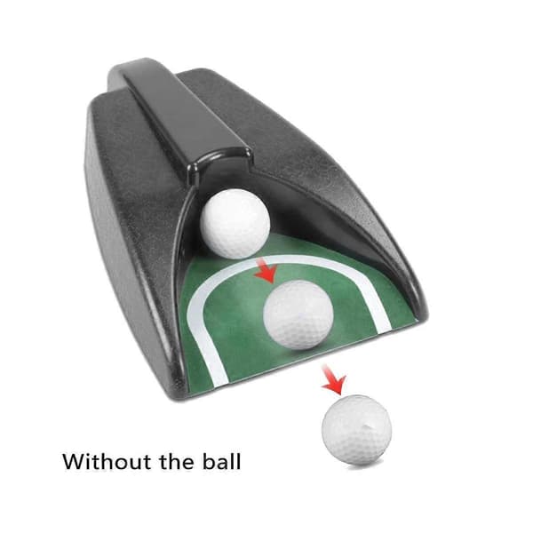 Golf Returner Automatisk Træningsværktøj Golf Putting Cup Practice Putter Sæt Bold Retur Enhed Machi