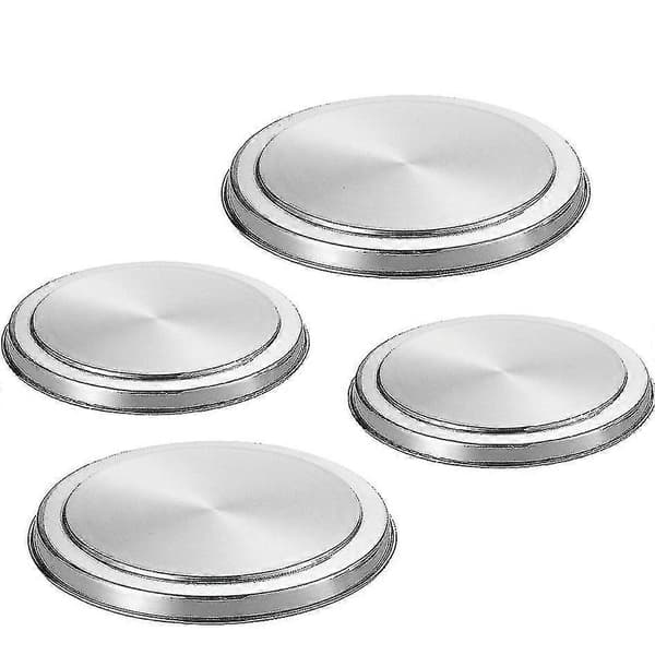 4-pack Stainless Steel Stove Burner Covers - Cooktop Protector Set - Kitchen Utensils 17/21cm