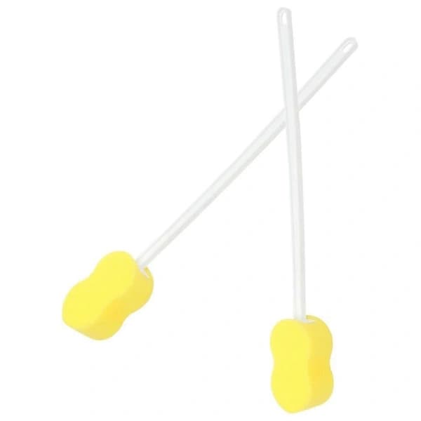 Langhåndteret brusesvamp til effektiv rygrensning