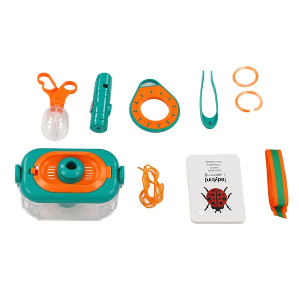 Kids Insect Catcher Kit Magnifying Glass Viewing Case Science Educational Play Set Kit Outdoor Adventure Tool