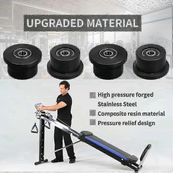 Total Gym Hjul 1000 til 1900 Modeller - Erstatningsruller Sæt