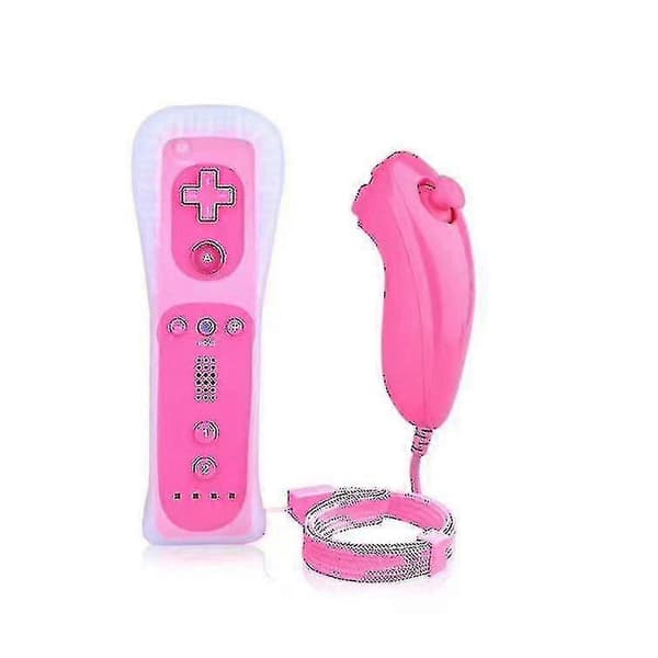 Rosa Wii Remote-kontroller for Wii og Wii U-konsoll
