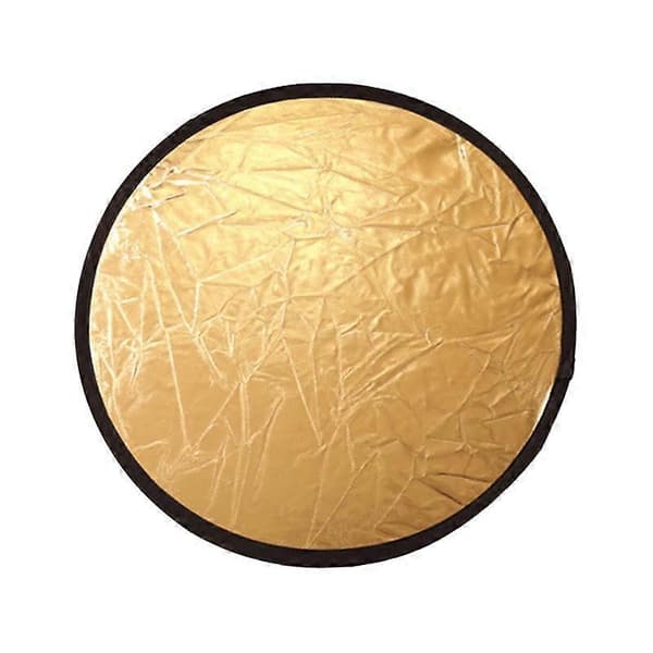 Reflector 2-in-1 Foldable Round 60cm Photography Reflector Light Diffuser for Photography