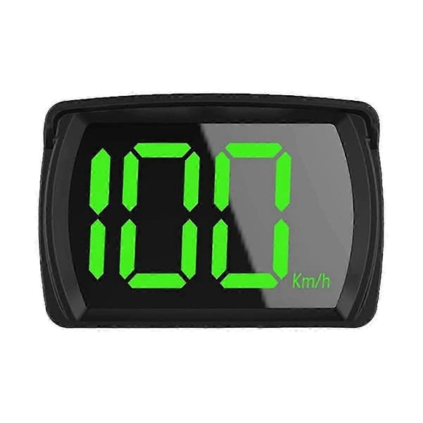 Universal Digital GPS Speedometer Reminder Meter HD LCD Display Plug and Play Large Font for All Vehicles