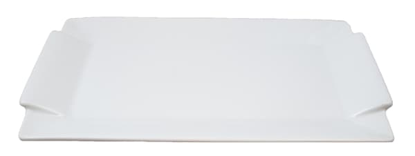 Rectangular Porcelain Dish Medium - Raised Handles - 6 Pack Vit 5400