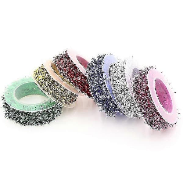 6 ruller metallisk glittergirlander (1,5 m) - YuJia