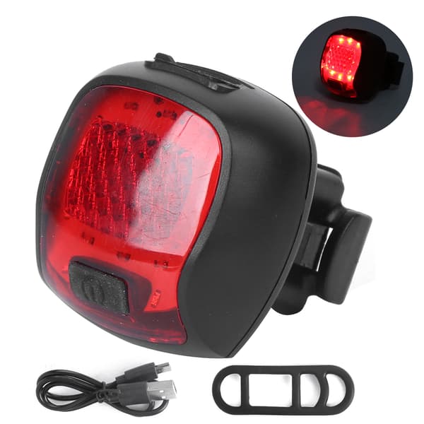 Bicycle Taillight USB Charging Mountain Bike Warning Taillight Riding Equipment