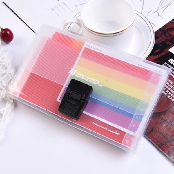 A6 Accordion Folder Expandable A6 Receipt Folder Document Organizer A6 File Box