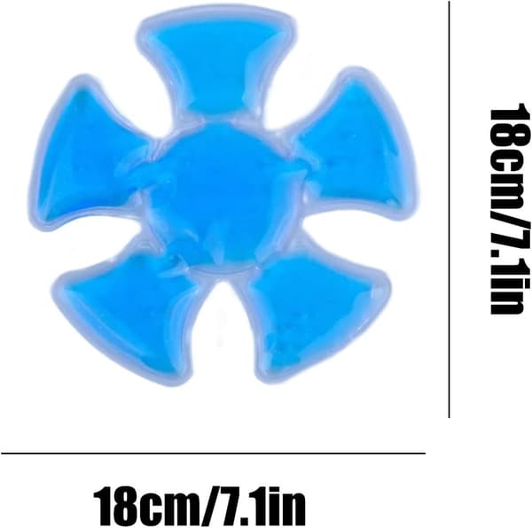 hat cool pack bærbar åndbar genanvendelig hat tilbehør blå - Blau