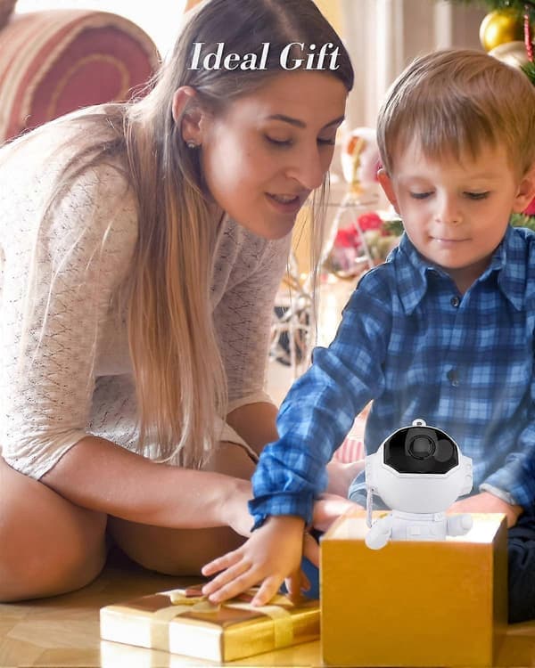 Astronaut Galaxy Projector Lamp, Nebula Night Light, Starry Lamp for Bedroom and Ceiling Projector, with Timer and Remote Control