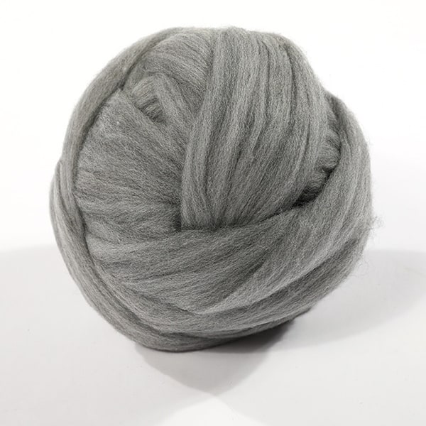 Grovt Ullgarn Chunky Armstickning Supermjuk Jätteboll Rovin - Perfekt Gray