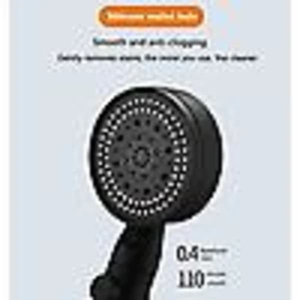 Modes Water-Saving Shower Head, Adjustable Shower Head, One-Button Shut-Off, Bathroom Shower Head, Universal Water-Saving Sho...