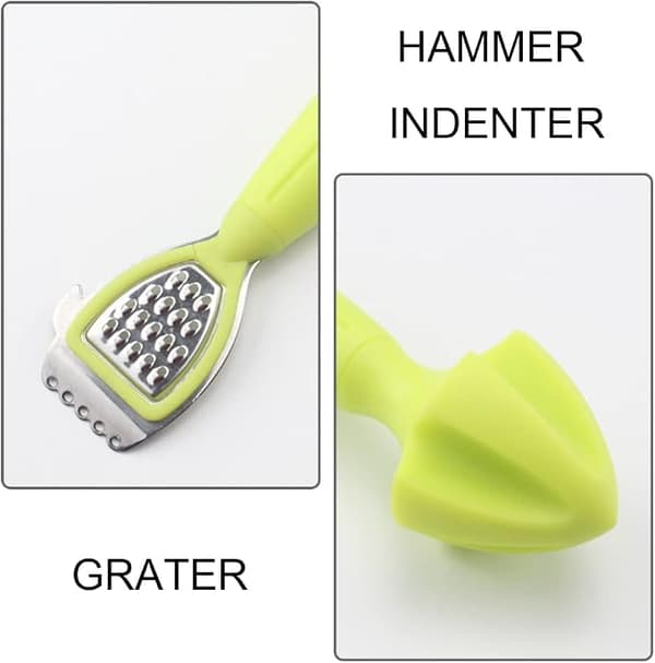 Multifunktionelt Manuelt Rivejern & Saftpresser Kompatibel med Citron Zester til Køkken Spisebord Bar Citron