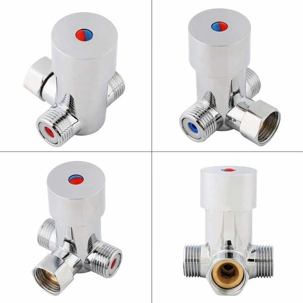Bathroom Faucet Mixer Tap with Temperature Control 3 Way Automatic Faucet