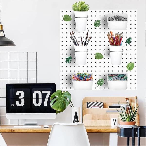 Leaf Refrigerator Magnets, Green Plants, 8 Pcs Magnets in Four Different Styles, Suitable for Refrigerators, Kitchens, Offices