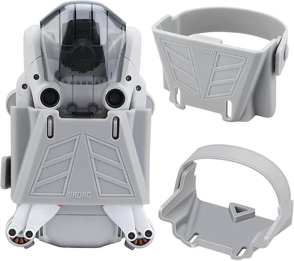 Propelbeskytter, TPU blød gummi propelstabilisatorbeskytter til DJI Mini 3 Pro drone tilbehør (grå)