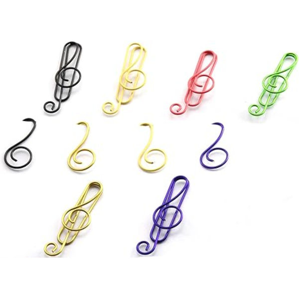 50 stk Papirclips Noder Stil Type Metal Kreativ Sød Mode