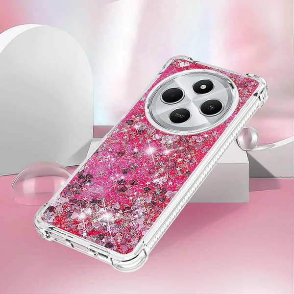 Kompatibel med Xiaomi Redmi 14C 4G mobildeksel - Perfekt rosa/hjerter_yux Rosa/hjerter Pink/Hearts