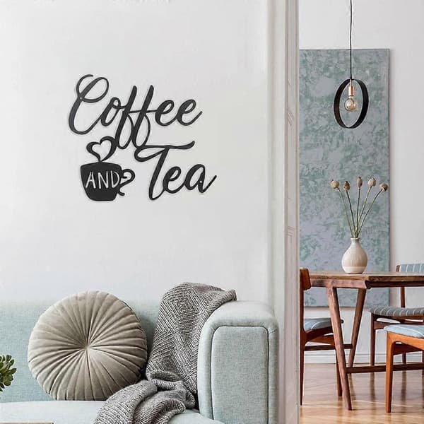 Kaffe- og te-skilt hængende ornament model dekorations tilbehør