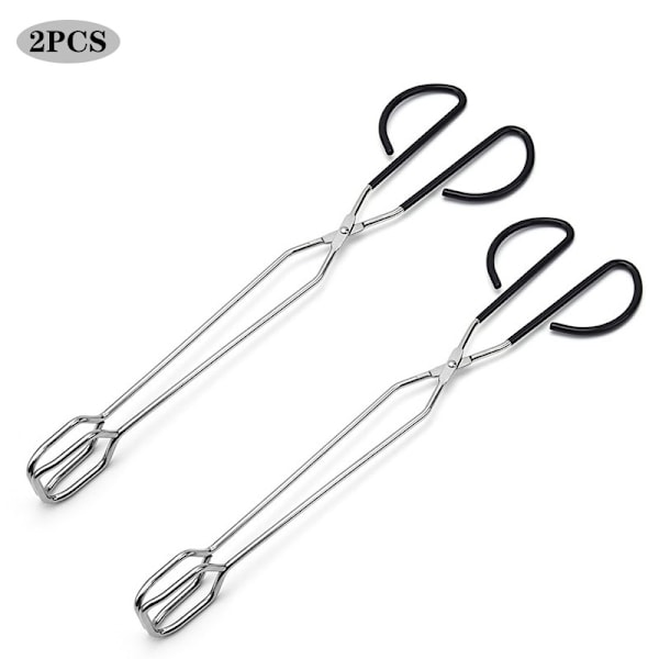 Extra lång saxtång 41 cm Rostfritt stål Grilltång Grilltång Matlagningsredskap Köksredskap B 2pcs