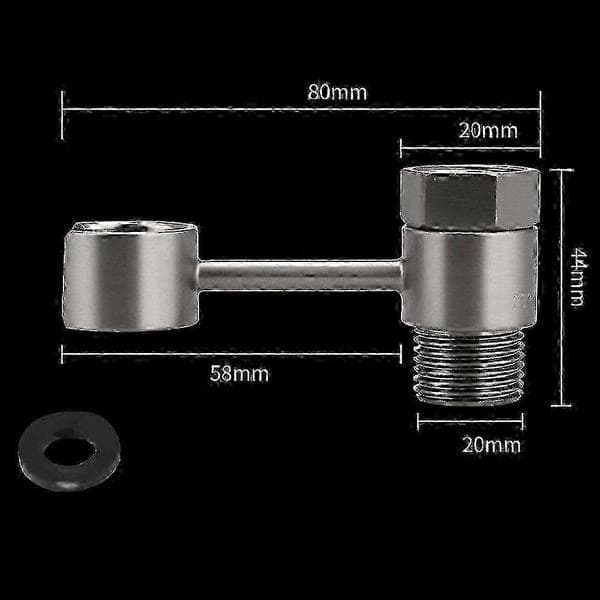 360° roterbart beslag (80x44x20mm) til bidetbruser - Perfekt til bidetmodeller