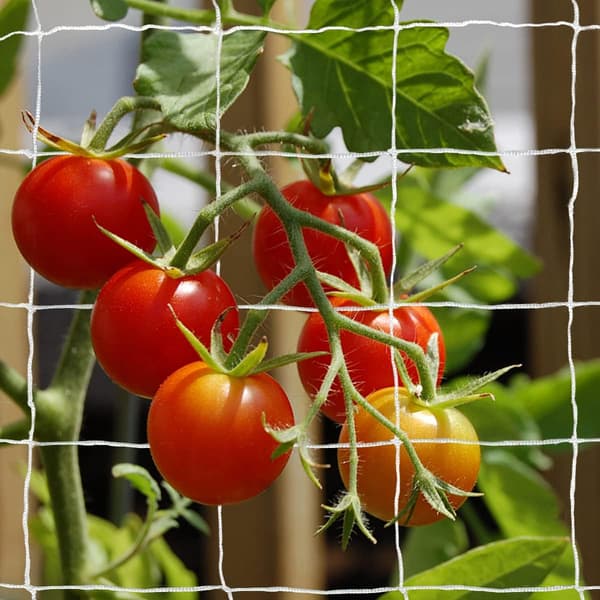 Plant Mount Climbing Garden Support Net Planter Tent 1.6 * 20m (White), Heavy Duty Polyester Garden Plant Climbing Net Soft Net Rope