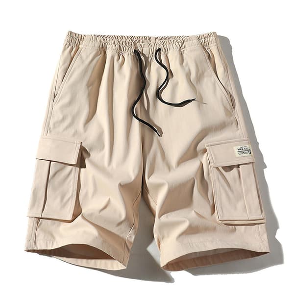 Herreshorts til sommer, afslappede, komfortable, alsidige shorts med snøre til udendørs brug