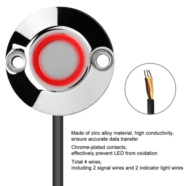 4-leder kort iButton-sonde Dallas-leser med LED-indikatorlampe