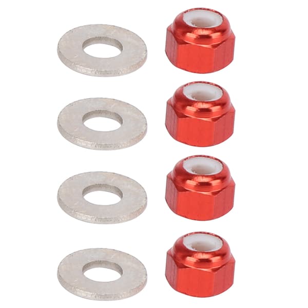Hjul Hex Låsemutter Passer til wltoys 1/14 144001 RC Bil Oppgradering Tilbehør Rød A949-49R