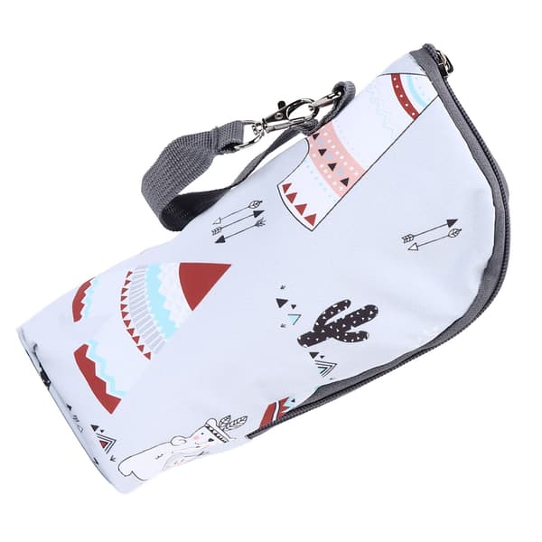 Bottle Bag Cute Pattern Comfortable Portable Insulated Baby Bottle Holder for Milk Drinks Stroller
