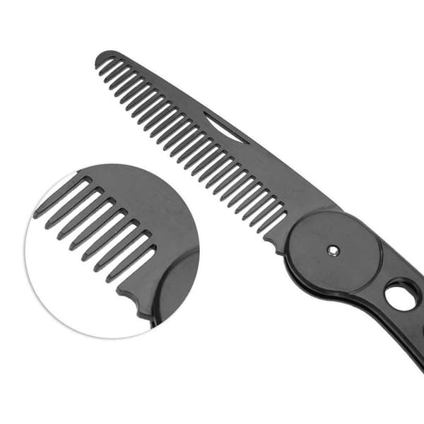 Stainless Steel Folding Beard Comb for Men for Grooming and Combing Hair, Beard KLB