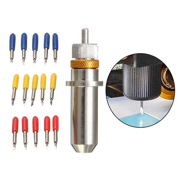 15 Pieces 30/45/60 Degree Blades for Cutting Plotter Vinyl Cutter Blades (FMY)