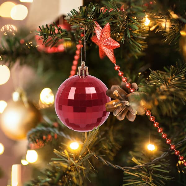 12 Christmas Tree Baubles, Christmas Tree Ornaments, Hanging Decorations, Party Decorations