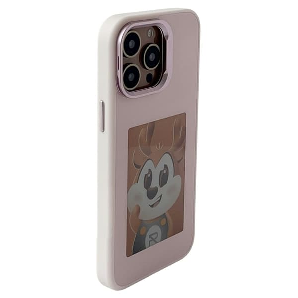 Mobilskall til iPhone 14 Pro MagSafe Linse Kickstand E-Ink Tilpasset NFC - Rosa Rosa 140 Rosa 140